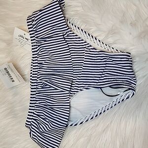 New Little Me Baby Navy Striped Swim Bottom, 24 mos